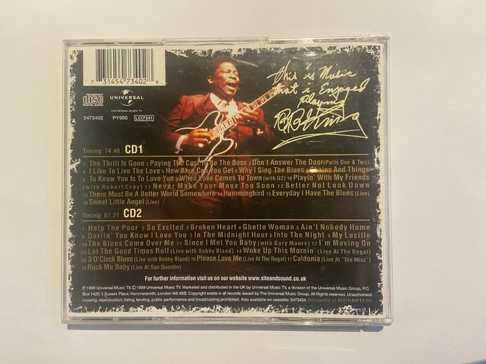 BB King His Definitive Greatest Hits Double CD