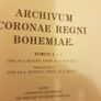 Archivum Coronae Regni  Bohemiae.tomus RARE 1935 EDITION. Image 5