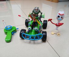 toy story remote controlled car and figure