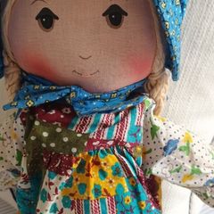 Vintage Holly Hobbie Rag Doll.