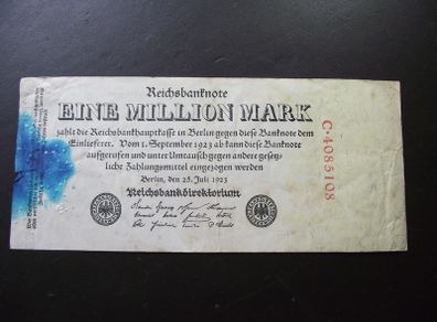Germany. Reichsbanknote. 1 Million Mark (25.7.1923)