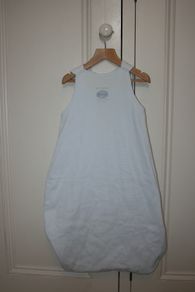 Petit Bateau Blue and White Sleeping Bag Age 0-6 Months