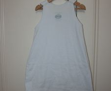 Petit Bateau Blue and White Sleeping Bag Age 0-6 Months