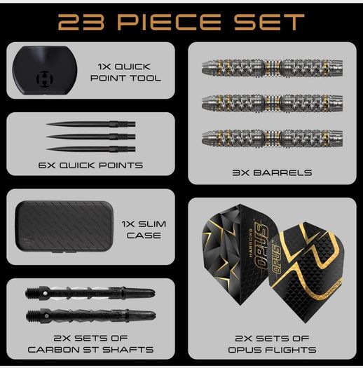 Harrow darts - OPUS quick points 26g