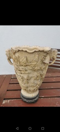 Vintage Resin Vase