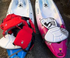 Two Wave Sport sit on kayaks