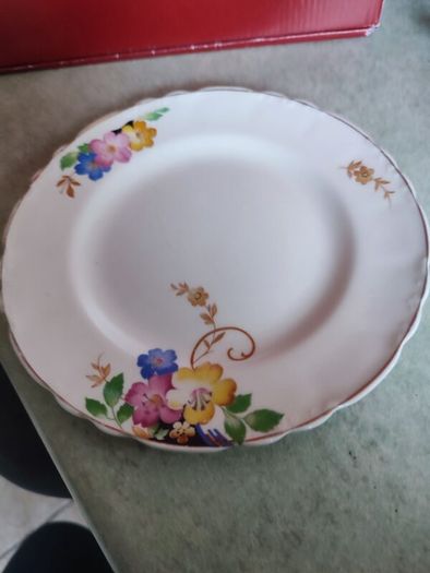 Vintage side  Plate Alfred Meakin as hanging plate.