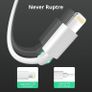 2Pack 3M iPhone Lightning to USB Cable - 10 Foot, 2.4A Fast Charging Cable for iPhone 14/13/12/11 Pro Max/XS/XR/X/8/7/6 Plus/5, iPad and iPod Image 4
