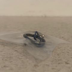 Crochet hook ring