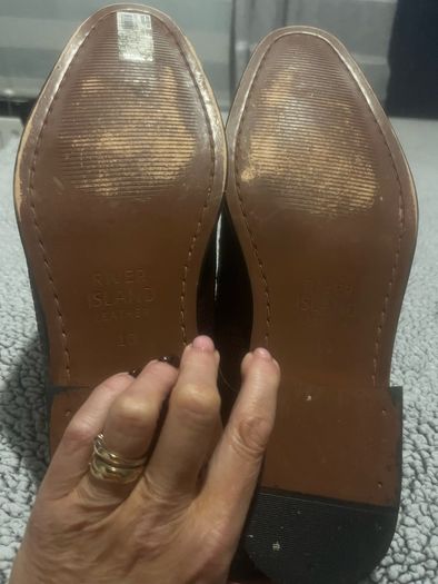 River island brown shoes