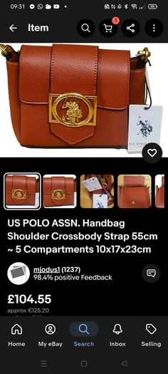 U.S. POLO ASSN   Brand New Luxury Handbag