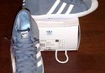 Adidas Originals Adria Grey Suede High Top Trainers Size Uk 4 NEW