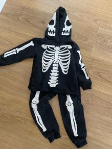 skeleton tracksuit hoody bottoms