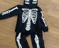skeleton tracksuit hoody bottoms