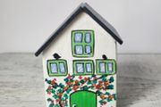 Handcrafted tiny wooden house!