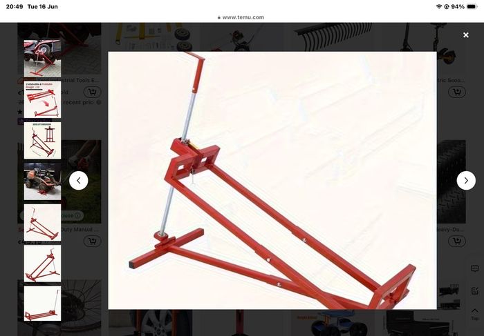 BRAND NEW in colour GREY tractor mower lift