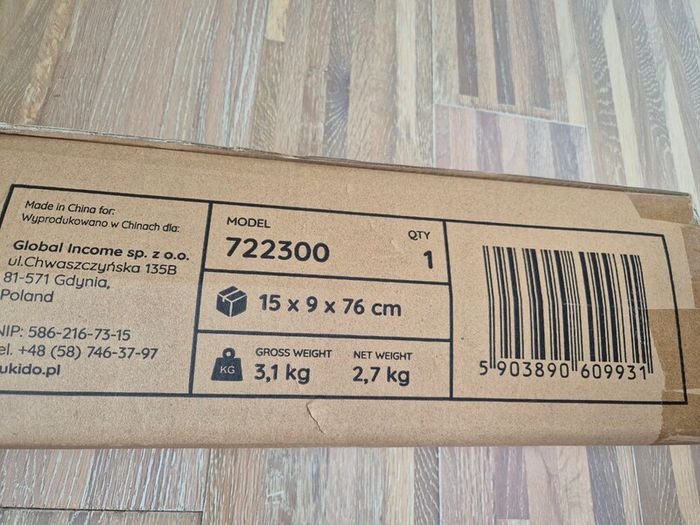 New, Safety bedrail 150 x 35 x 66 cm