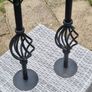 Fireside set and 2 matching candlesticks Image 2