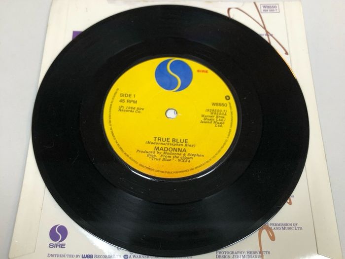 Madonna - True Blue Remix (1986) Irish 7"