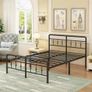 King Size Bed Frame with Victorian Headboard and Footboard Image 4