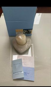 Newbridge heart shaped Candle holder unused  with original candle