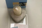 Newbridge heart shaped Candle holder unused  with original candle