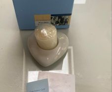 Newbridge heart shaped Candle holder unused  with original candle