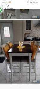 bar table and chairs