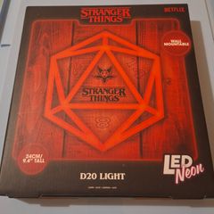 Stranger Things 5 D20 Wall Mountable LED Neon Light