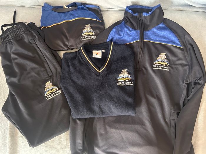 Greystones community college school uniform and sports