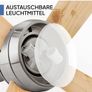 AireRyder Ceiling Fan Saturn Nickel with Lighting and Remote Control 52 132cm Blades in Silver and Pine Image 5