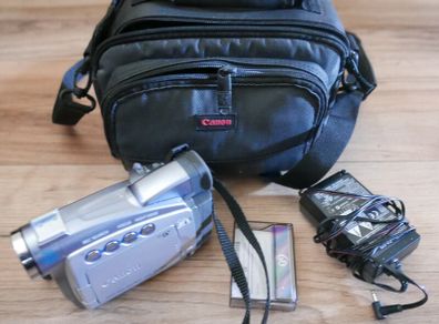Canon ZR80 NTSC MiniDV Camcorder 18x Optical Zoom Video Transfer Tested works