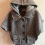 Next BNWT age 3-4 Grey jersey Poncho Image 2