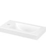 Basin Sink Small Cloakroom Basin Rectangle Ceramic Wash Basin Image 3