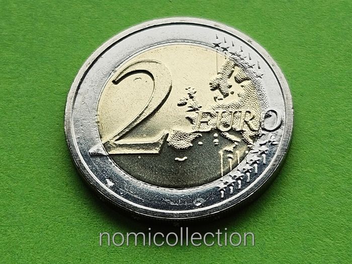Luxembourg 2014 year Uncirculated 2 Euro coin.