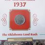 U.S.A. Mint Stamps : Buffalo Nickel Stamp And Coin Panel , " The Oklahoma Land Rush " Image 3