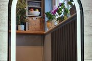 LED Bathroom Mirror Black Frame Antifog Dual LED