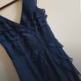 ADRIANNA PAPELL Tiered Chiffon Cap Sleeves Dress Image 6