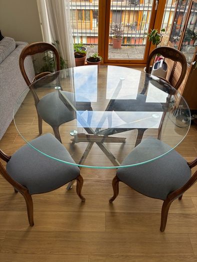 Large Glass Table