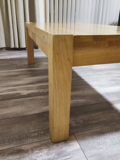 Wooden sturdy coffee table
