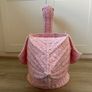 Big flamingo pink basket Image 4