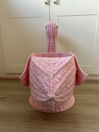 Big flamingo pink basket