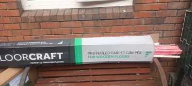 Free Qtr box of Carpet prenailed Grippers for stairs/ flooring
