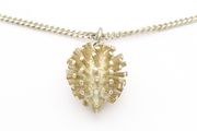 Vintage 925 Silver Cute Hedgehog Necklace