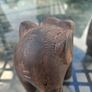 Lovely pair of Vintage Solid Rosewood Wooden Hand Carved Elephants Image 6