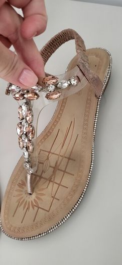 LIBRA jewelled sandals Sz 39 ( Fit 6-6.5 UK)