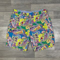 Ralph Lauren Polo Golf Paisley Patterned Shorts Men's W34