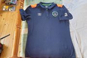 Ireland Football Polo Training Shirt 2015 to 2016 Large Adult Umbro