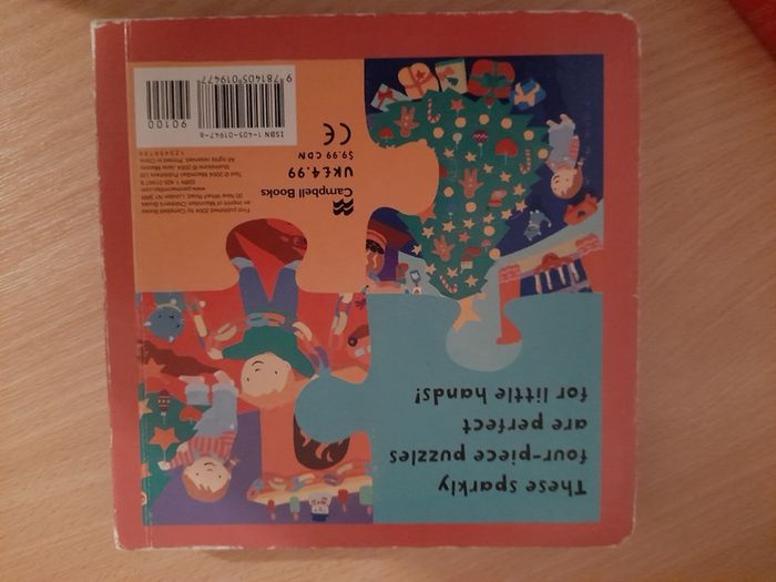 My Christmas 4 piece puzzle book