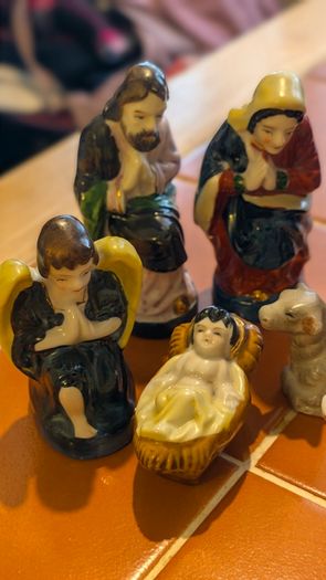 Vintage JC Penney Christmas Nativity Set 9 Figures